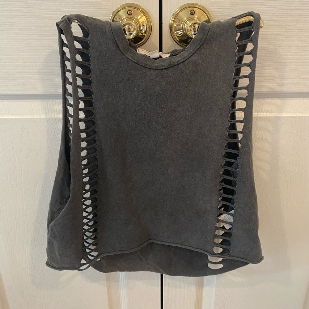American eagle cut out crop top